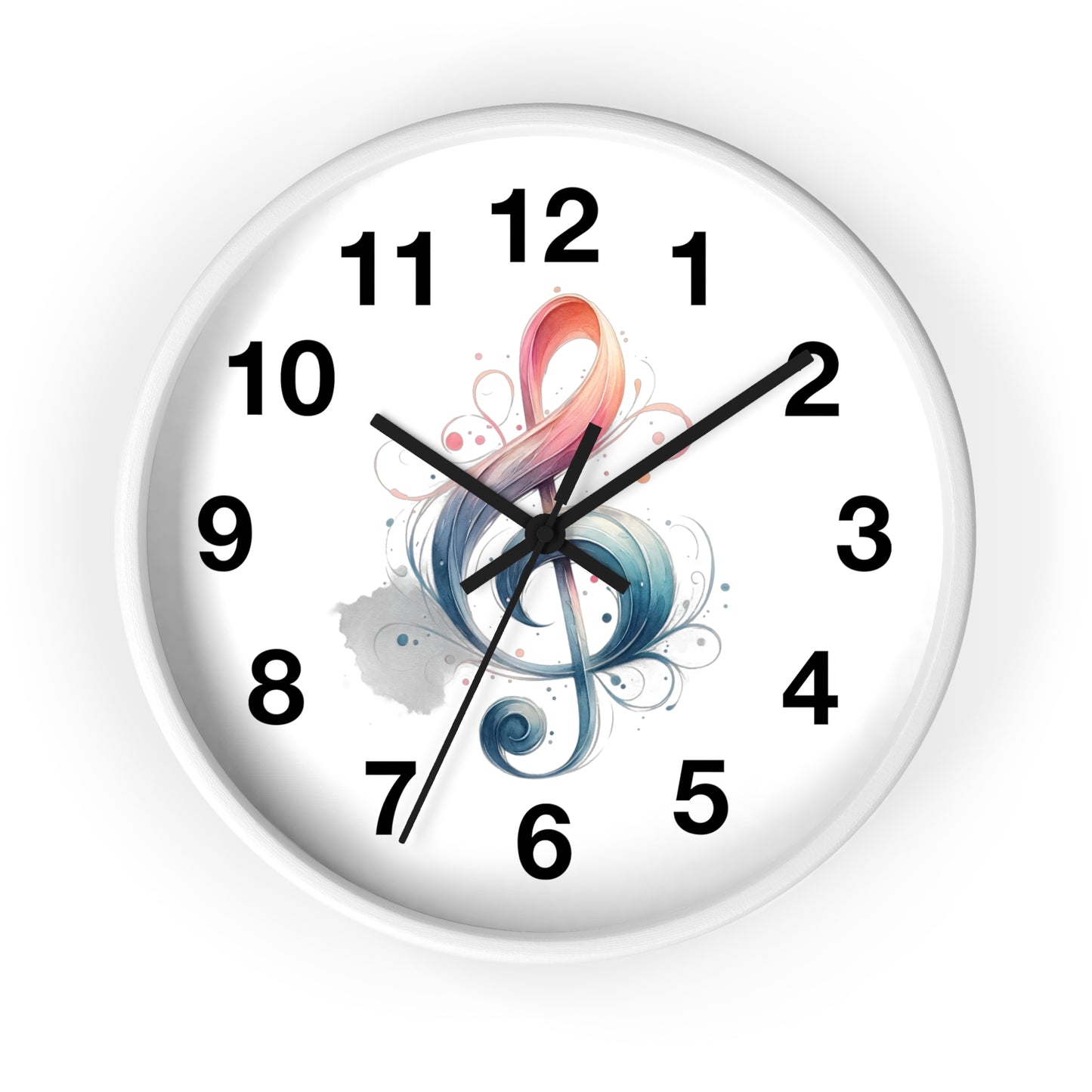 Wall Clock Musical note