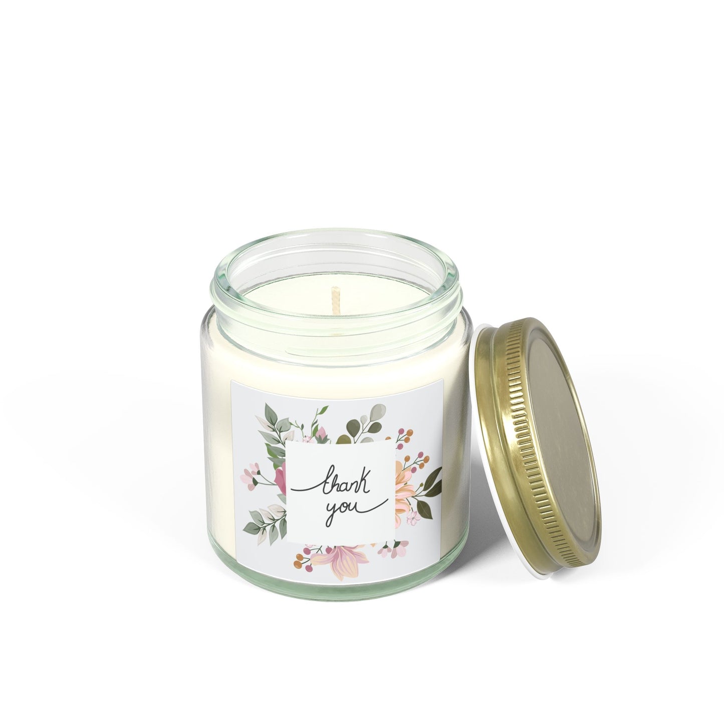 Thank You Scented Candle — Coconut Apricot Wax (4oz & 9oz)