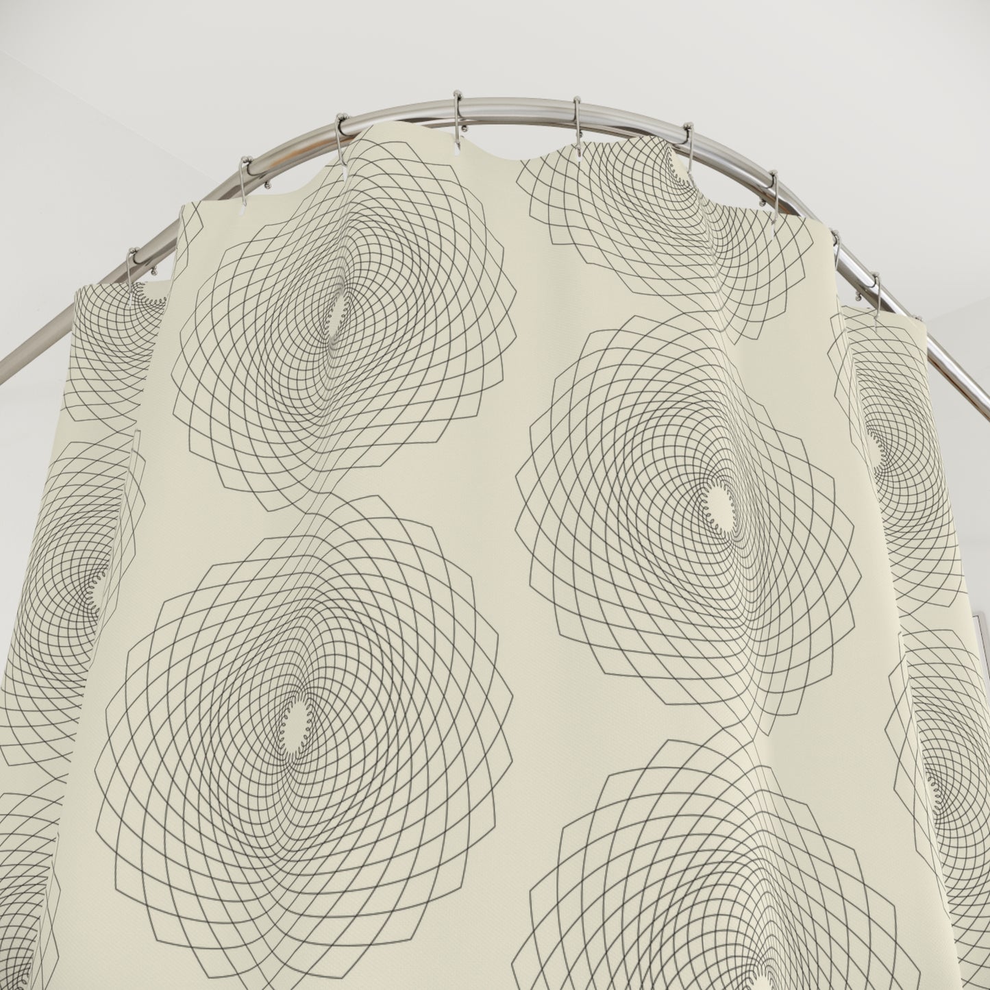Abstract Geometric Shower Curtain