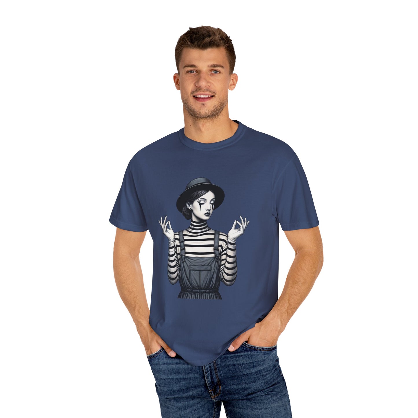 Gothic Striped Graphic Unisex T-Shirt, Edgy Casual Wear, Alternative Fashion, Gift for Her