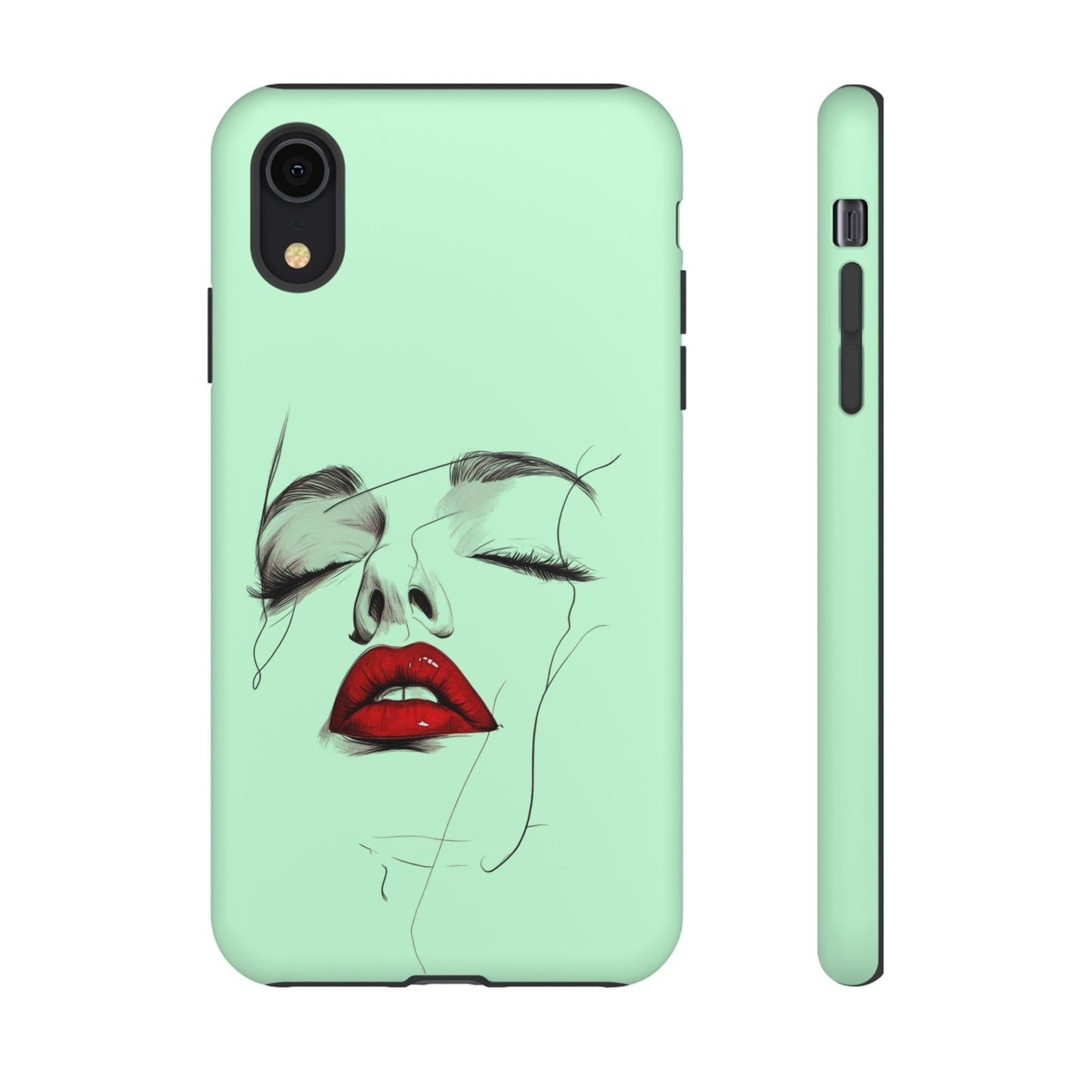 Stylish Phone Case, Artistic Phone Cover, Trendy Tech Accessory, Unique Cell Phone Protector, Gift for Her, Modern Aesthetic
