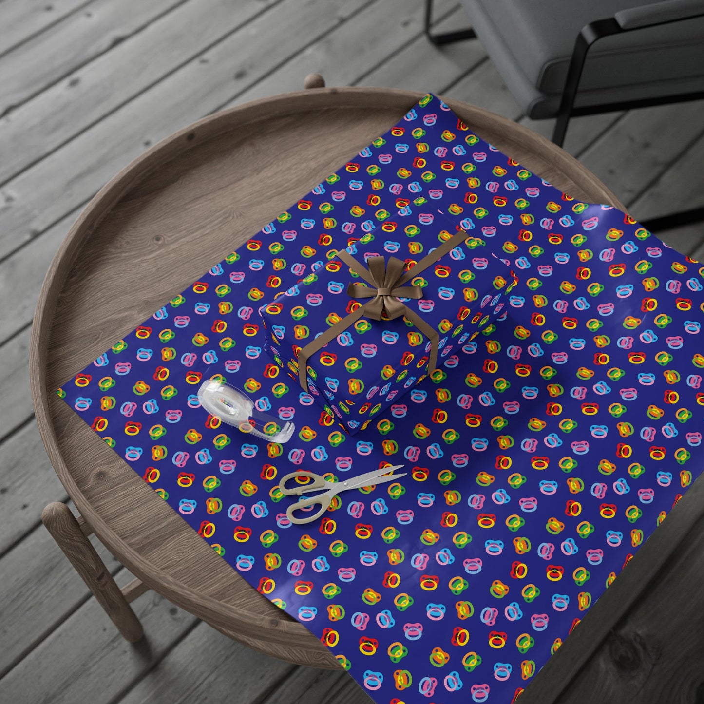 Colorful Baby Shower Wrapping Paper, Fun Gift Wrap, Playful Wrapping Sheets, Birthday Party Decorations, Unique Present Wrap
