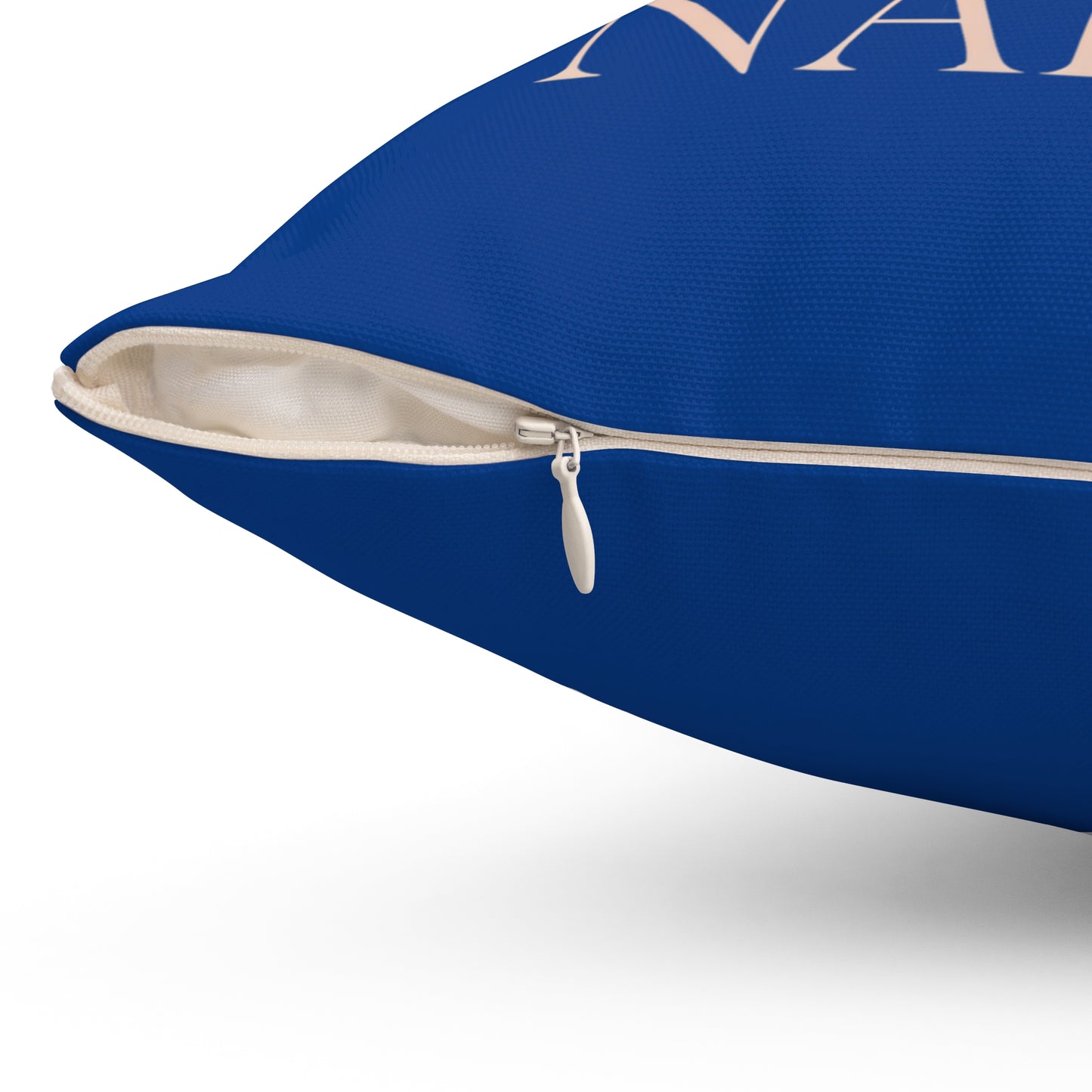 “I Came. I Saw. I Took a Nap.” Blue Decorative Throw Pillow