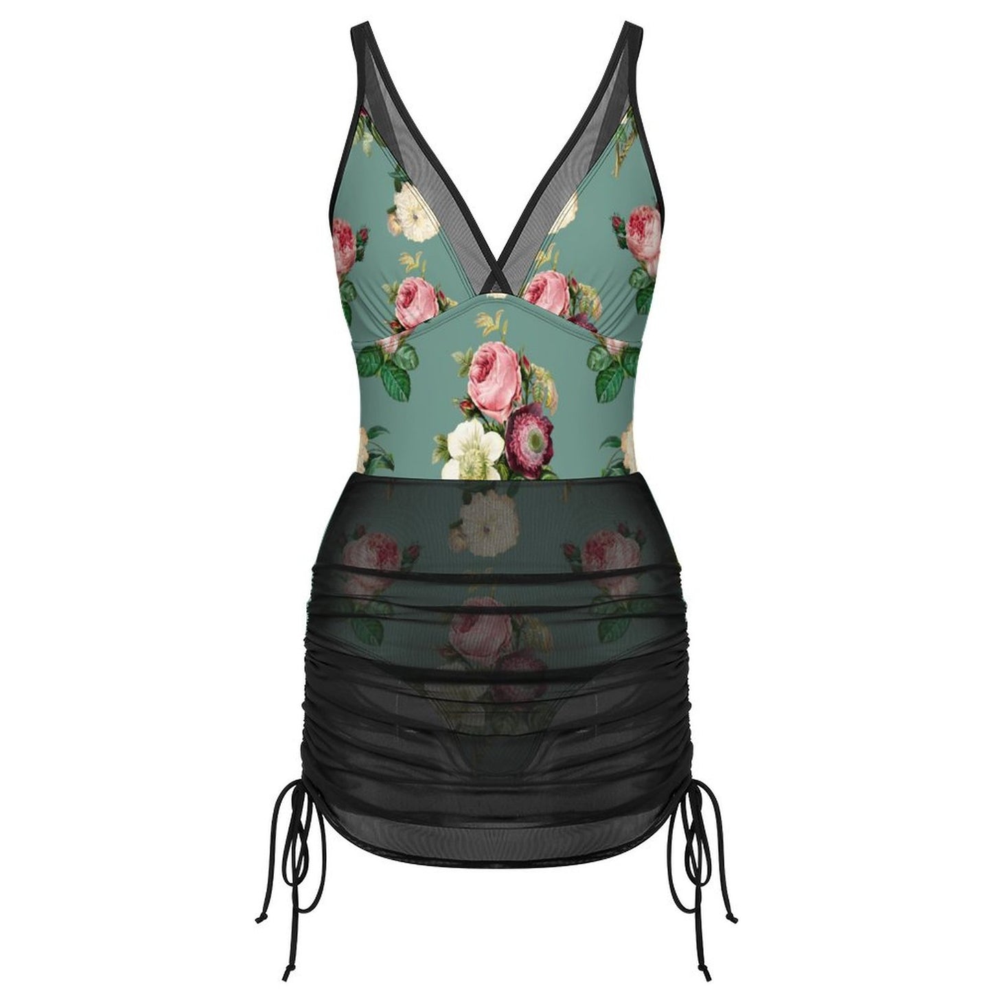 Mesh One Piece Swimsuit For Women