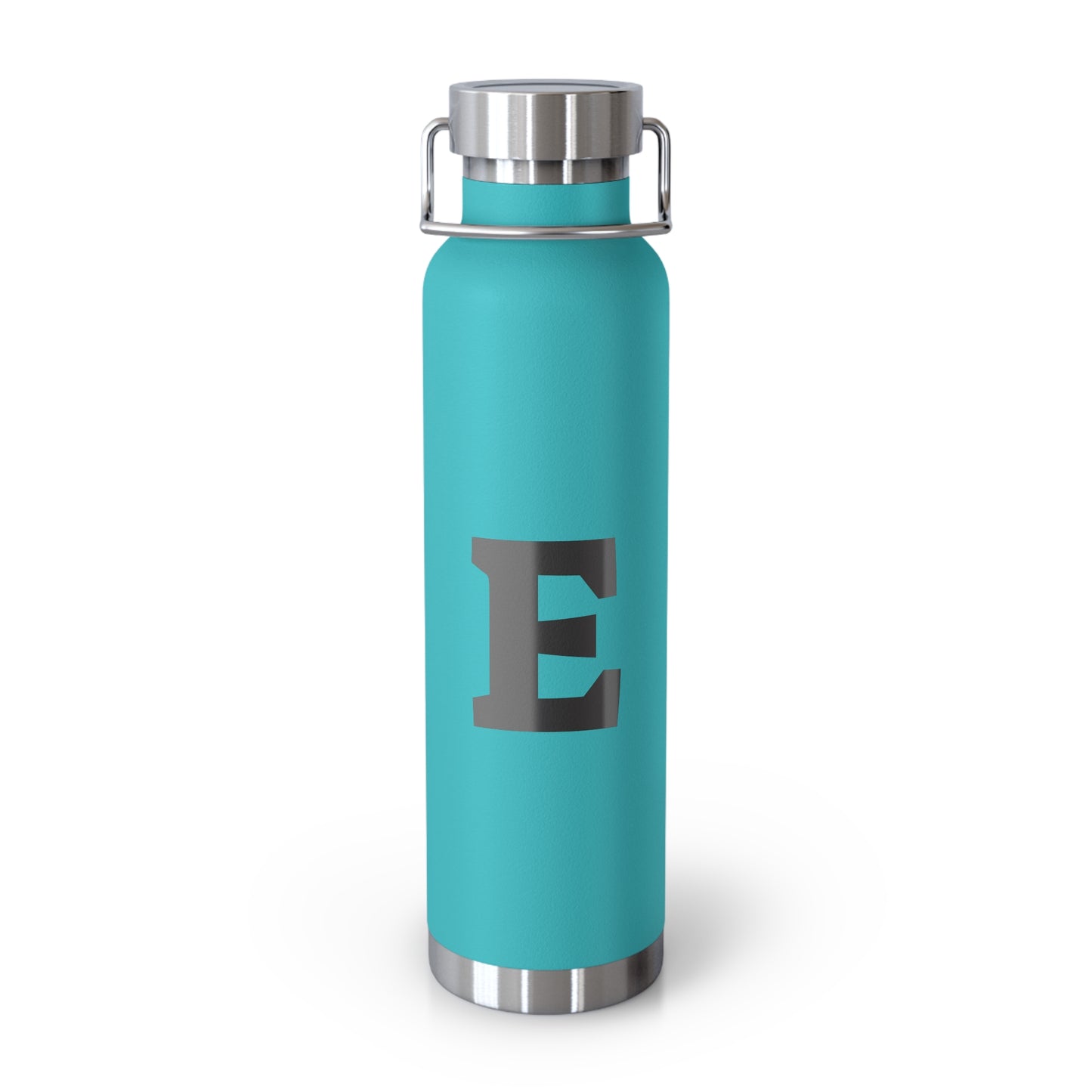 Personalized Copper Insulated Water Bottle, 22oz - "E" Custom Monogram