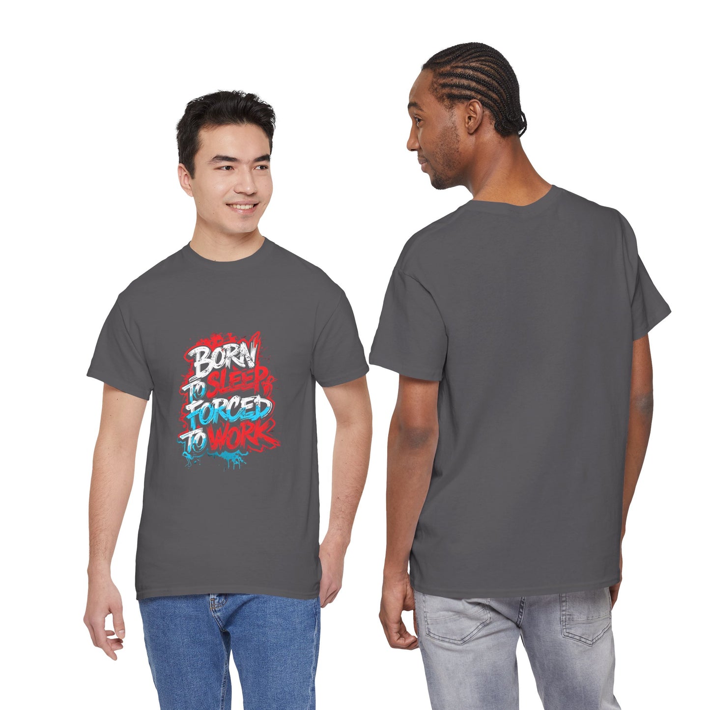 Born to Sleep, Forced to Work T‑Shirt — Funny Graphic Tee for Night Owls
