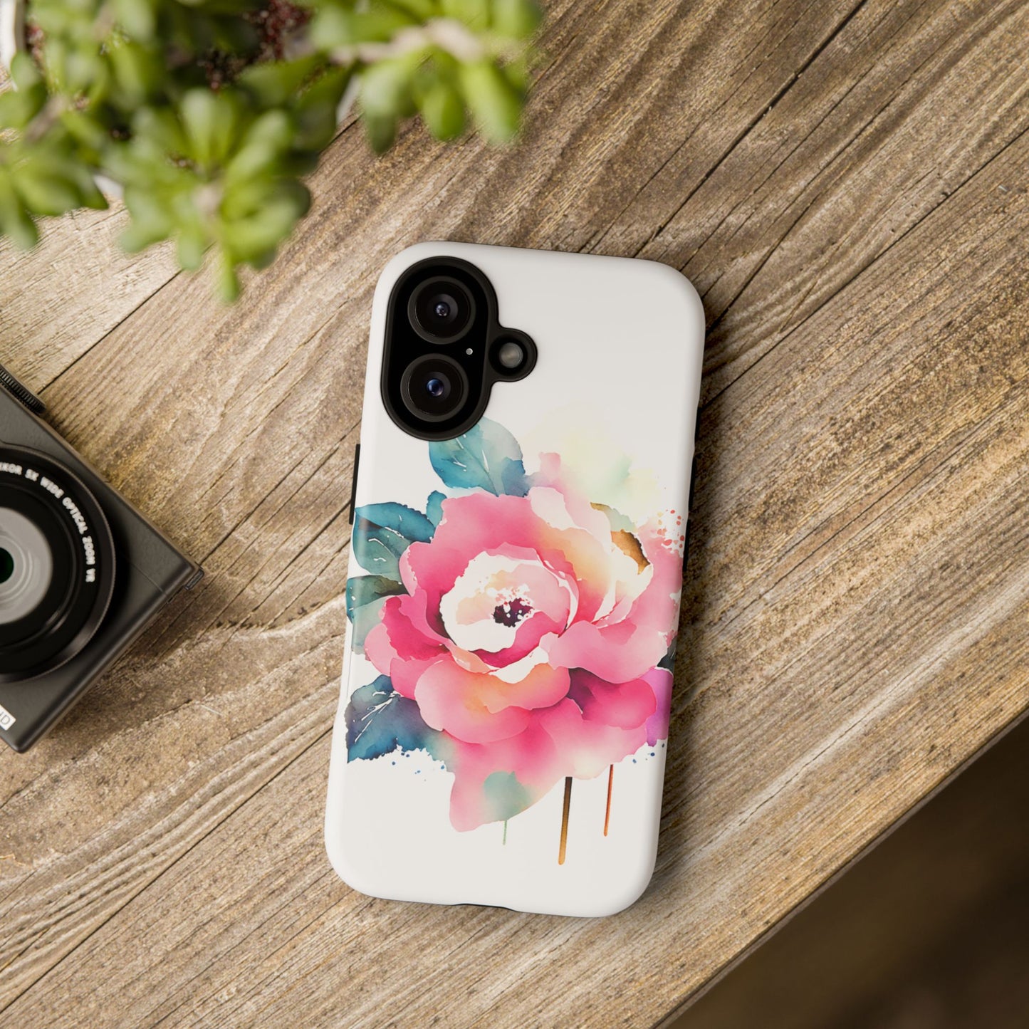 Floral Phone Case - Vibrant Rose Design