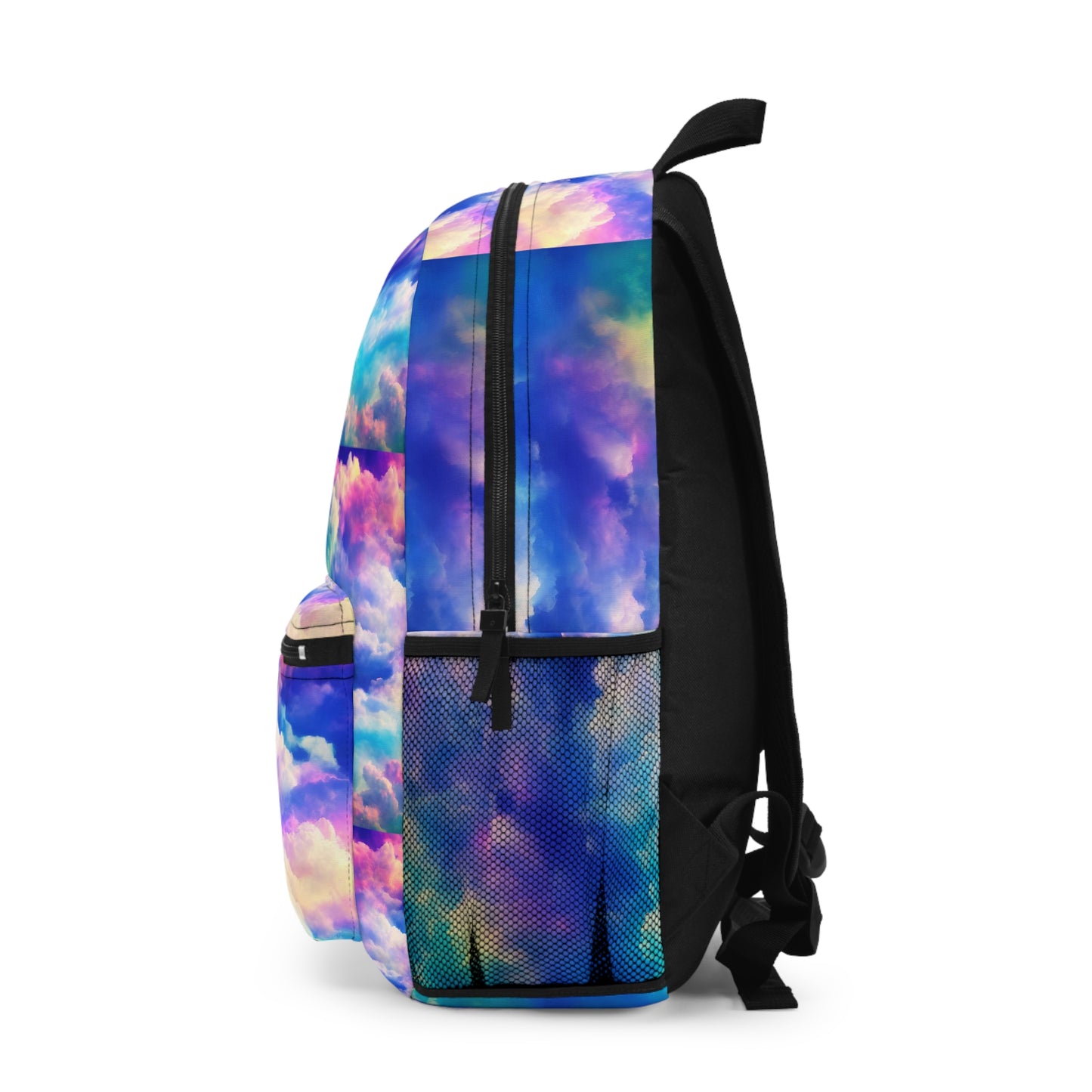 Colorful Cloud Backpack – Trendy School Bag, Stylish Travel Backpack, Artful Everyday Carrier, Gift for Teens, Vibrant Daypack