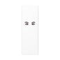 Glam Eyes Matte Canvas Wall Art — Brown Eyes with Red Lashes