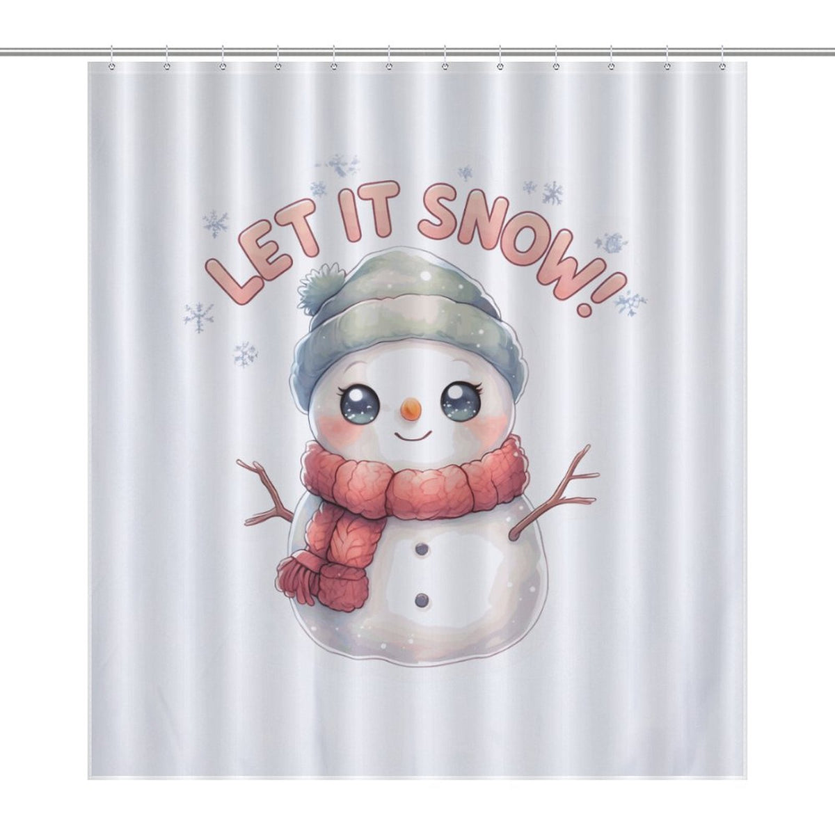 Let it Snow Shower Curtain