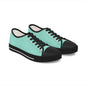 Mint Canvas Low Top Sneakers — Casual Everyday Shoes