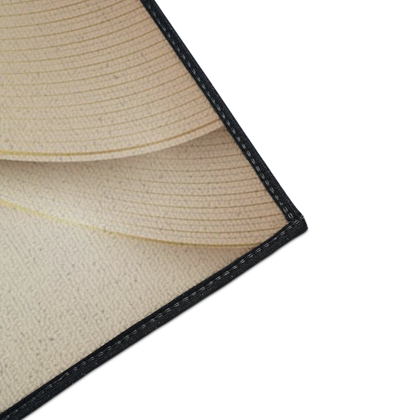 Decorative Heavy Duty Floor Mat — Elegant Gold Mandala Design