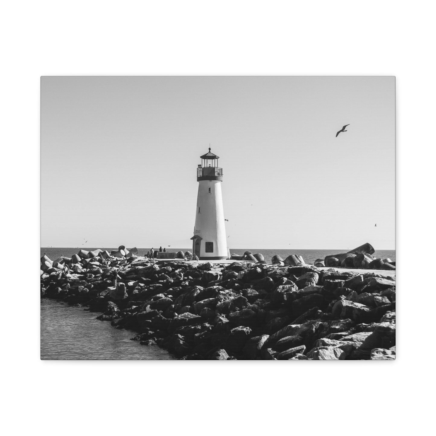 Matte Canvas, Stretched, 1.25" - Lighthouse