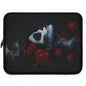 Gothic Rose Laptop Sleeve | Unique Day of the Dead Design | Perfect for Tech Lovers, Gift for Students, Artistic Accessory, Protective Case