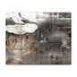 Abstract Musical Notes Matte Stretched Canvas Art (1.25")