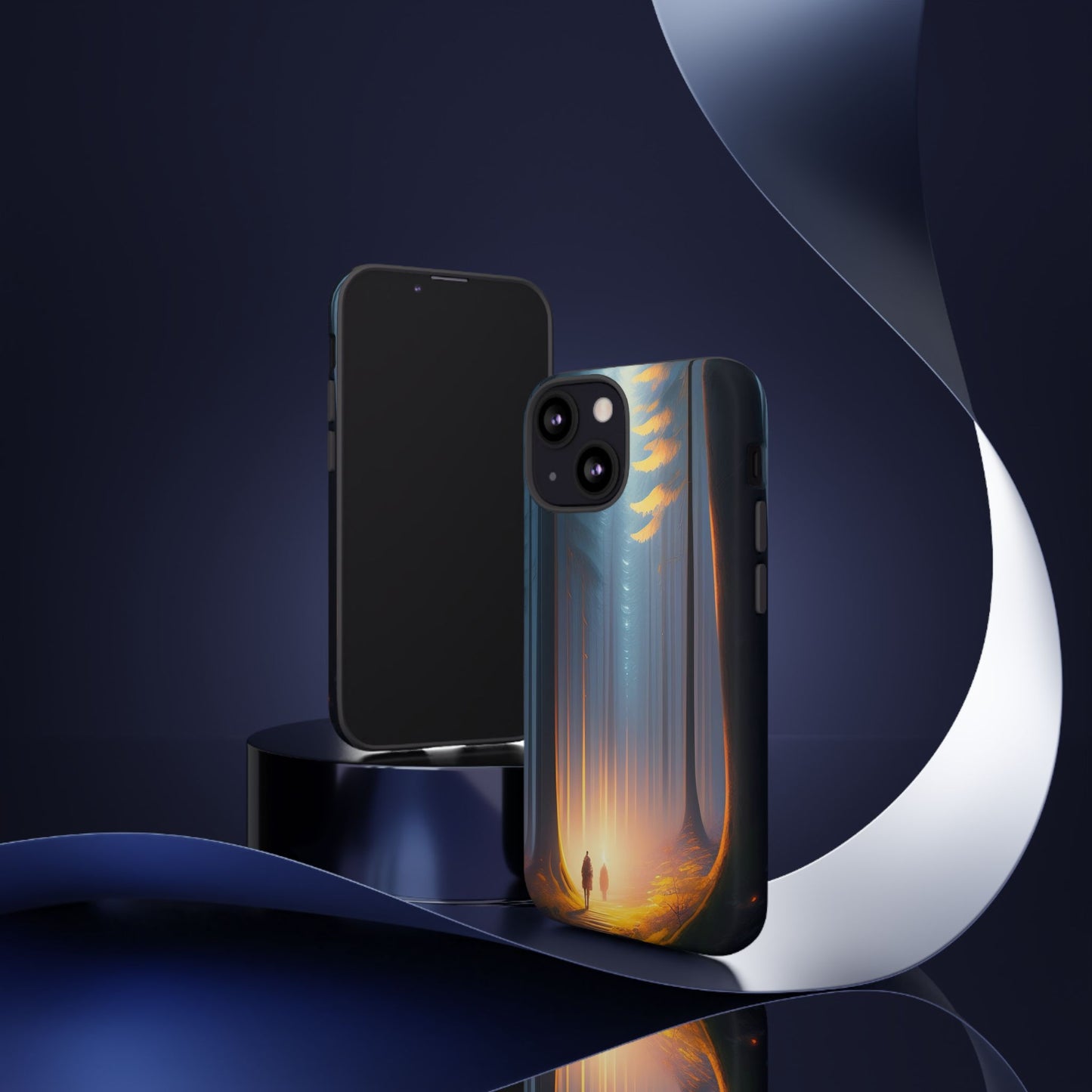 Phone Case — Mystical Forest Nightscape Protective Tough Case