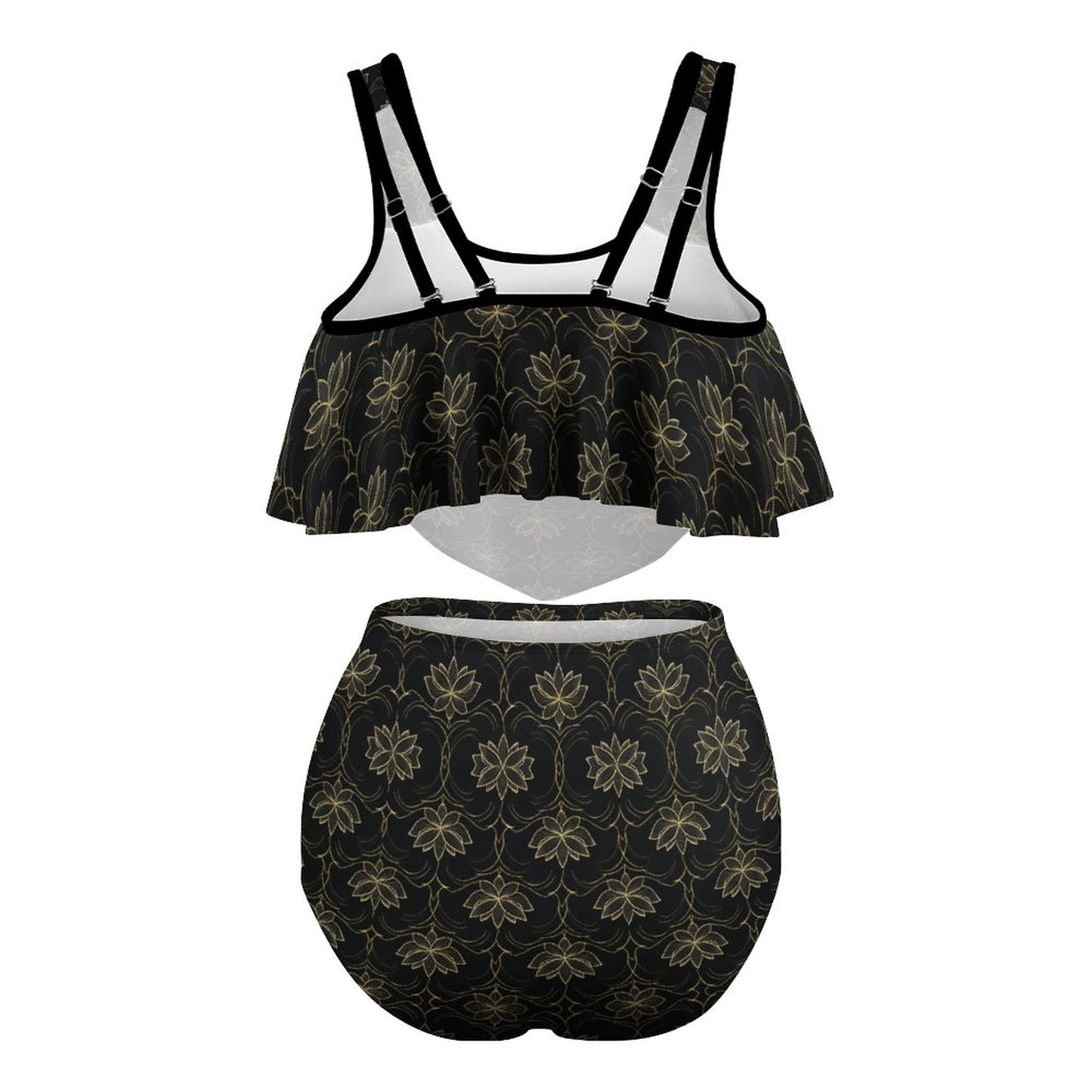 Plus Size Women's Two piece Swimsuit with Tankini
