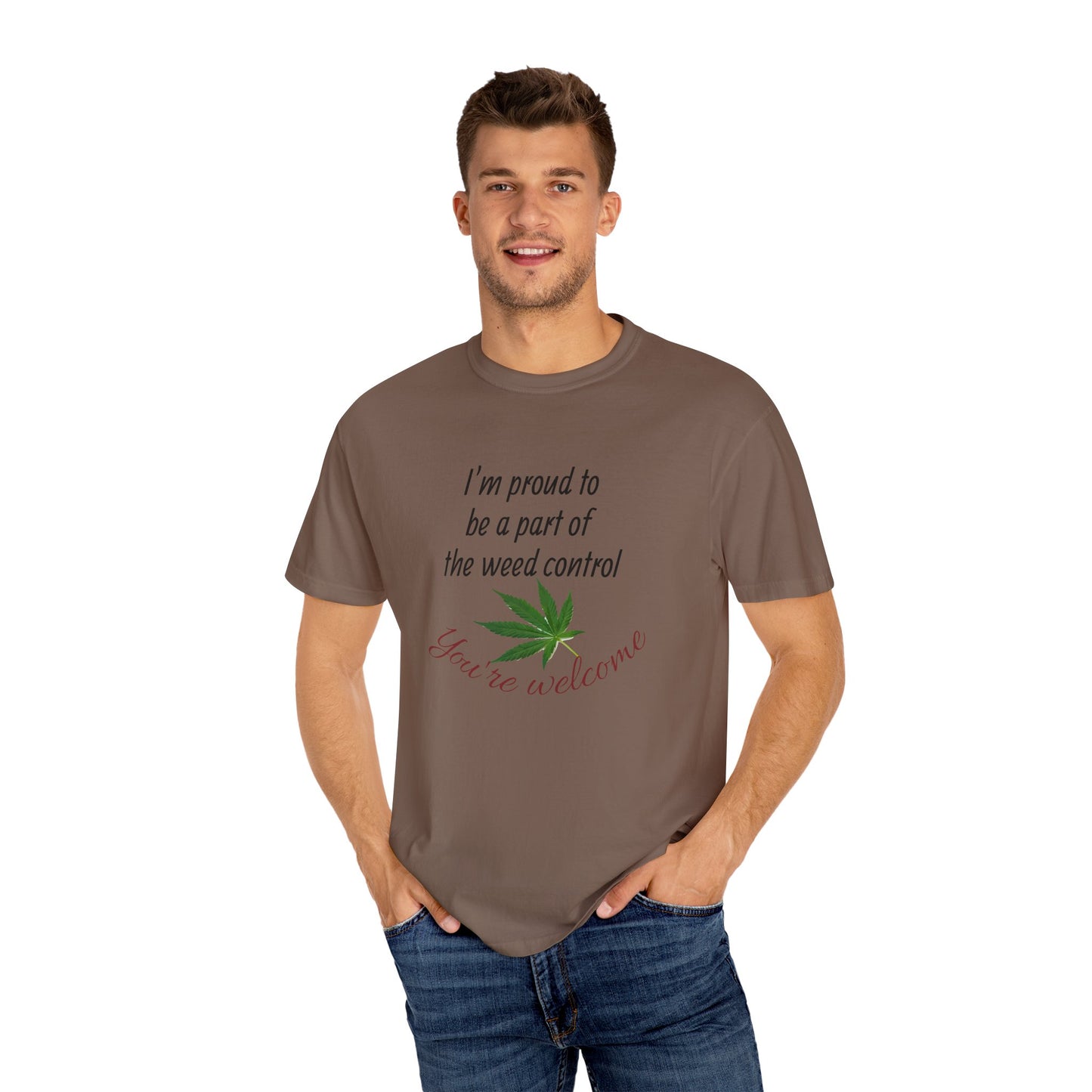 Proud Weed Control Unisex T-shirt, Cannabis Enthusiast Gift, Stoner Humor Tee, Eco-Friendly Apparel, Perfect for 420 Celebrations
