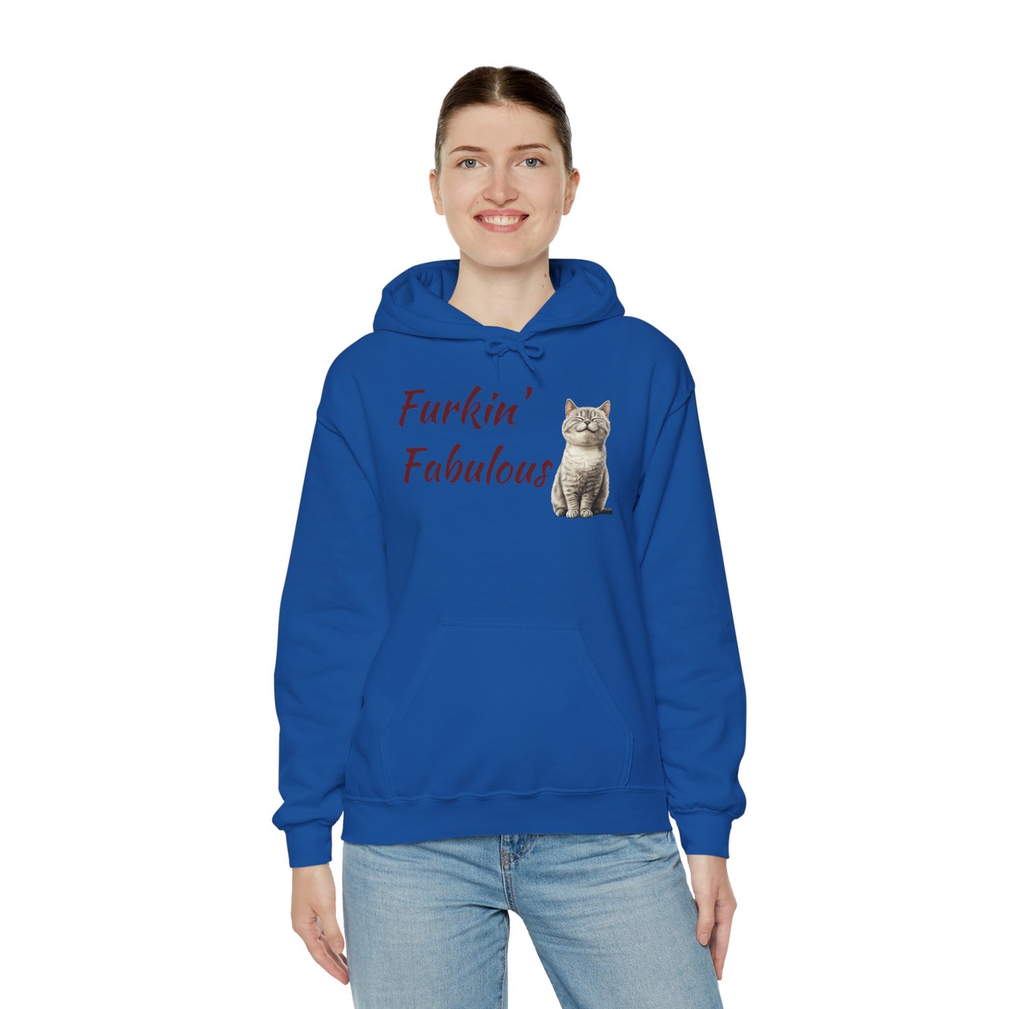 Furkin' Fabulous Cat Hoodie — Cute Kitten Graphic Sweatshirt