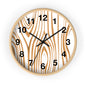 Rustic Wood Grain Wall Clock, Home Decor Clock, Modern Timepiece, Gift for Her, Unique Wall Art, Kitchen Clock, Natural Style Decoration