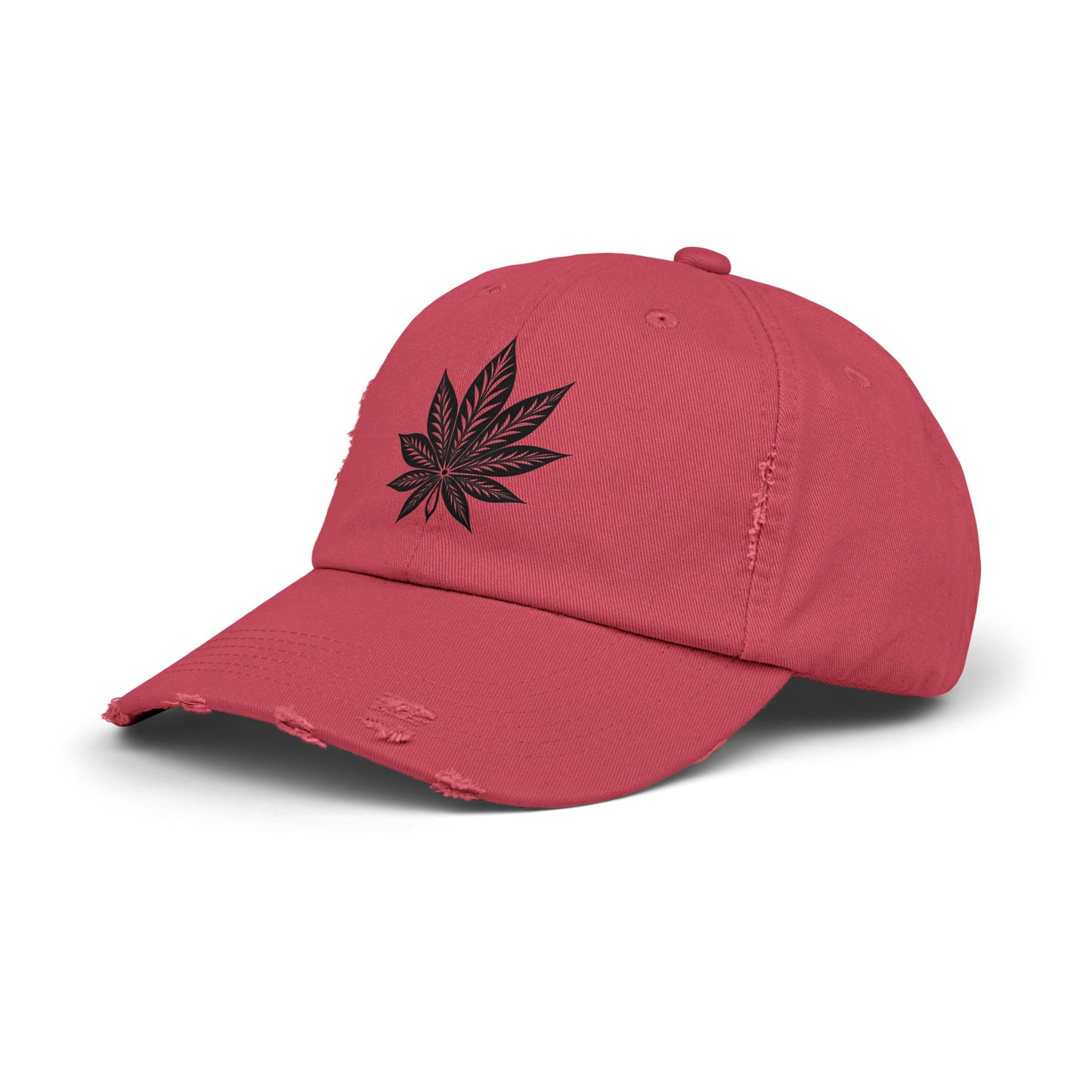 Distressed Embroidered Cap, Unisex Fashion Hat, Streetwear Accessory, Trendy Casual Wear, Gift for Him or Her