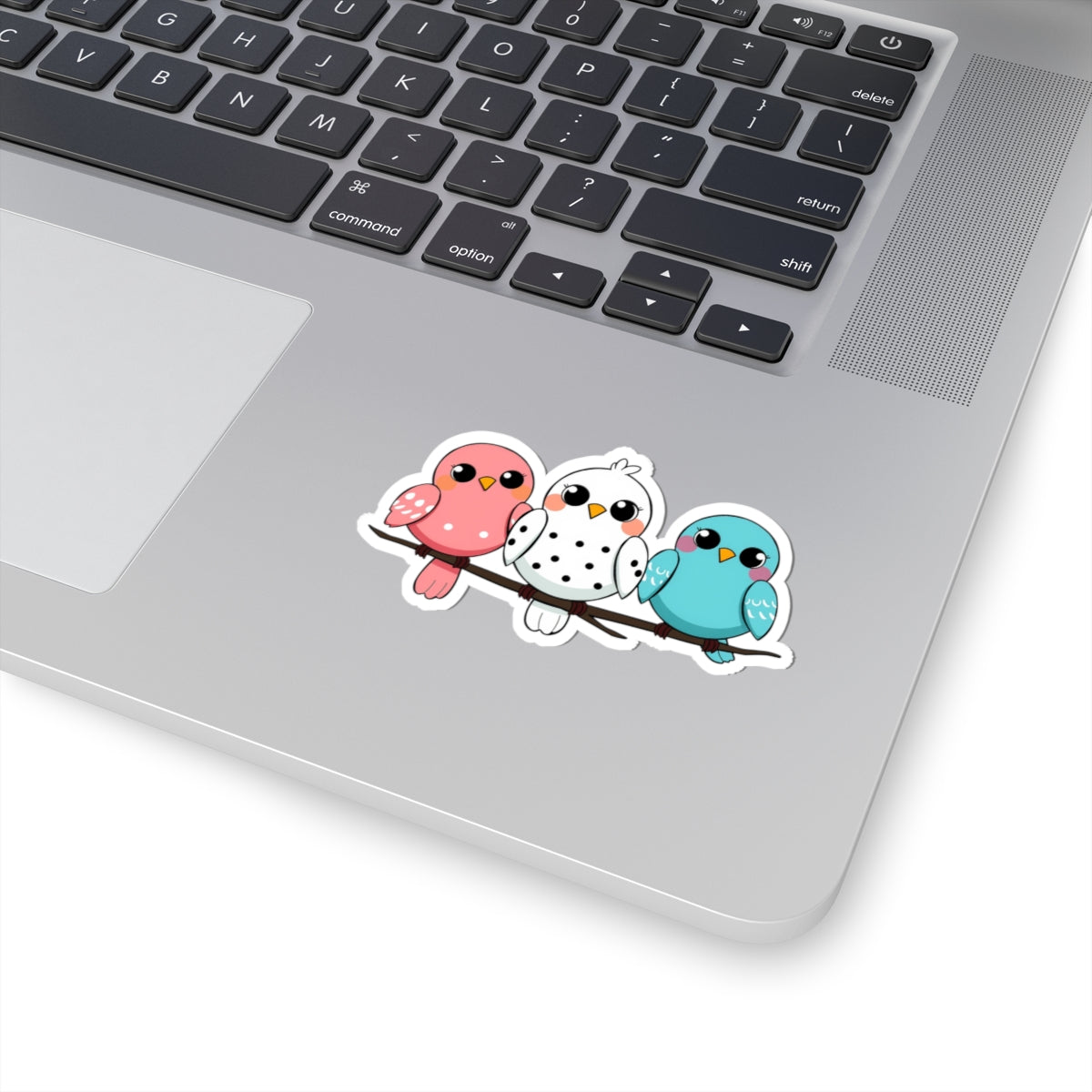 Adorable Bird Kiss-Cut Stickers - Cute Bird Stickers, Laptop Accessories, Gift for Bird Lovers, Journal Decor, Kids Stickers