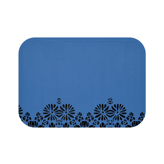 Floral Elegance Bath Mat - Chic Bathroom Decor, Home Spa Essentials, Gift for Her, Modern Design, Cozy Comfort