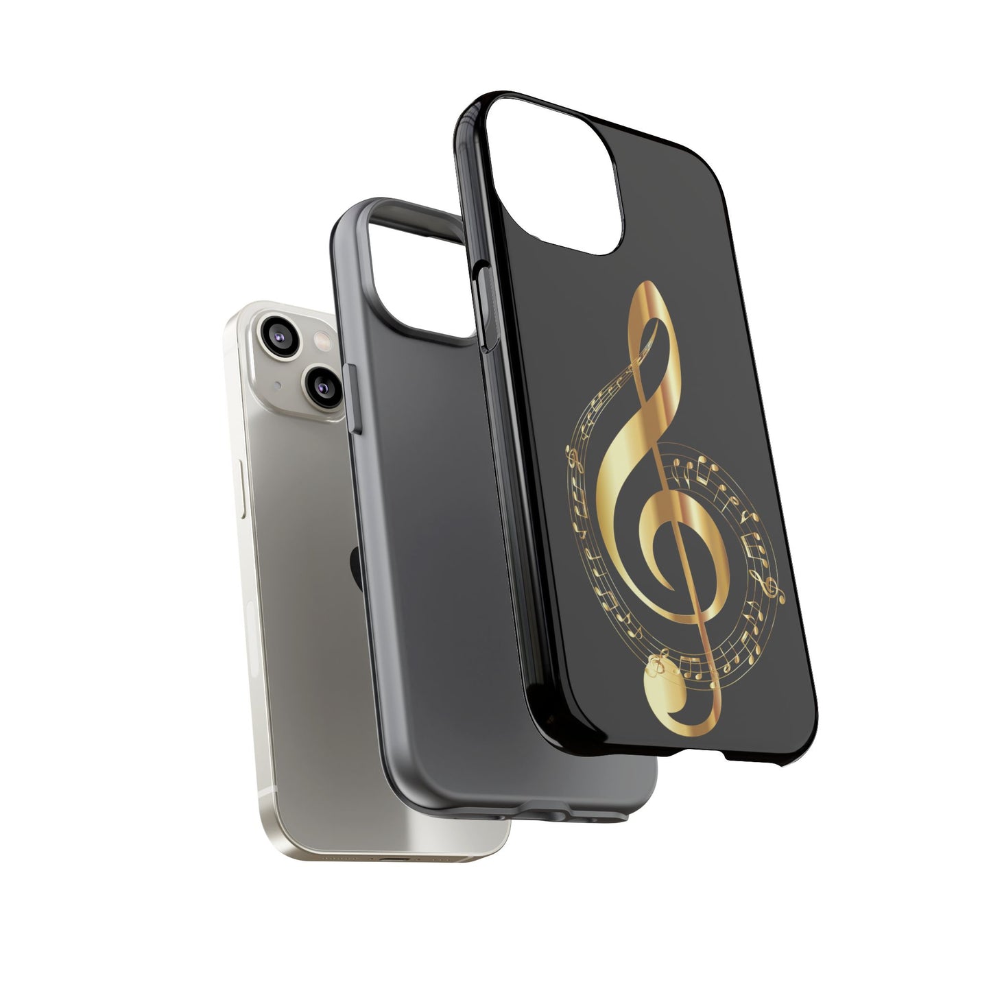 Tough Cases black gold musical Note