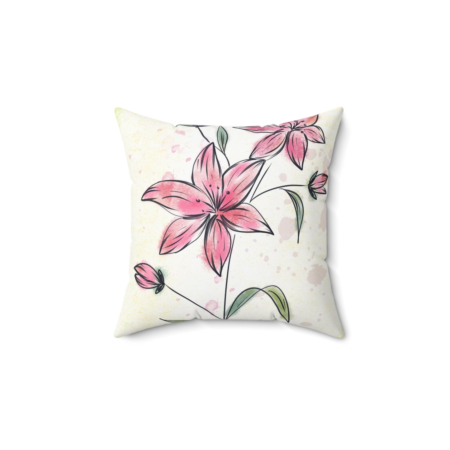 Spun Polyester Square Pillow