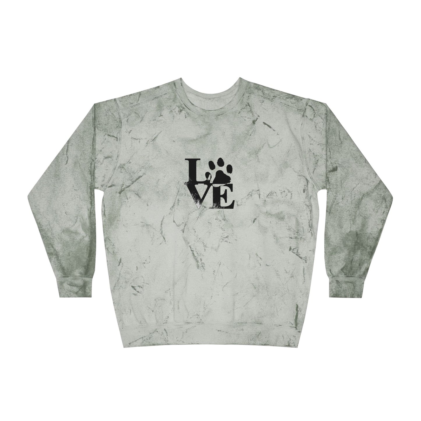 Colorful Love Pet-Inspired Crewneck Sweatshirt