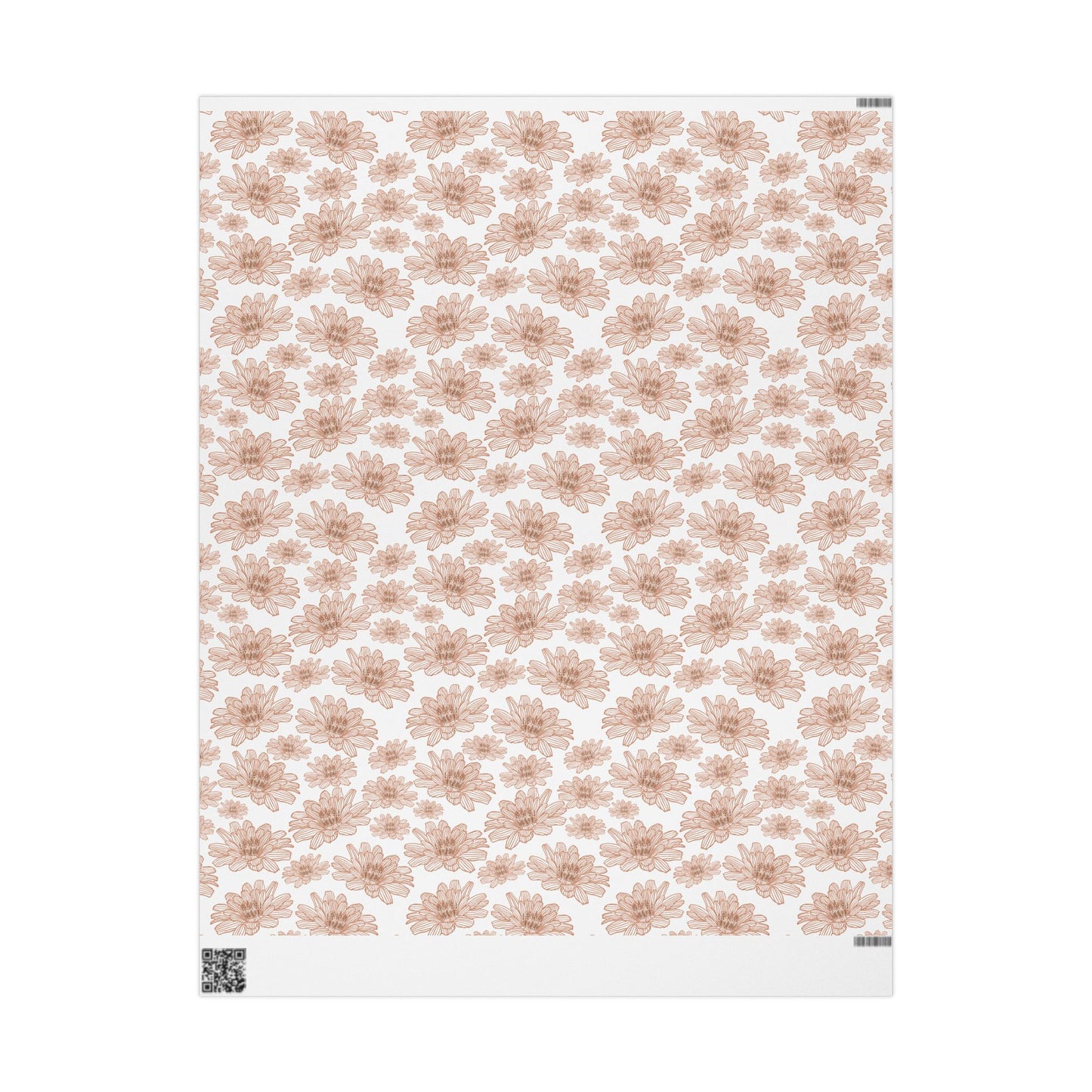 Elegant Floral Wrapping Paper, Gift Wrap for Birthdays, Weddings, Anniversaries, Holidays, Eco-Friendly Gift Wrap