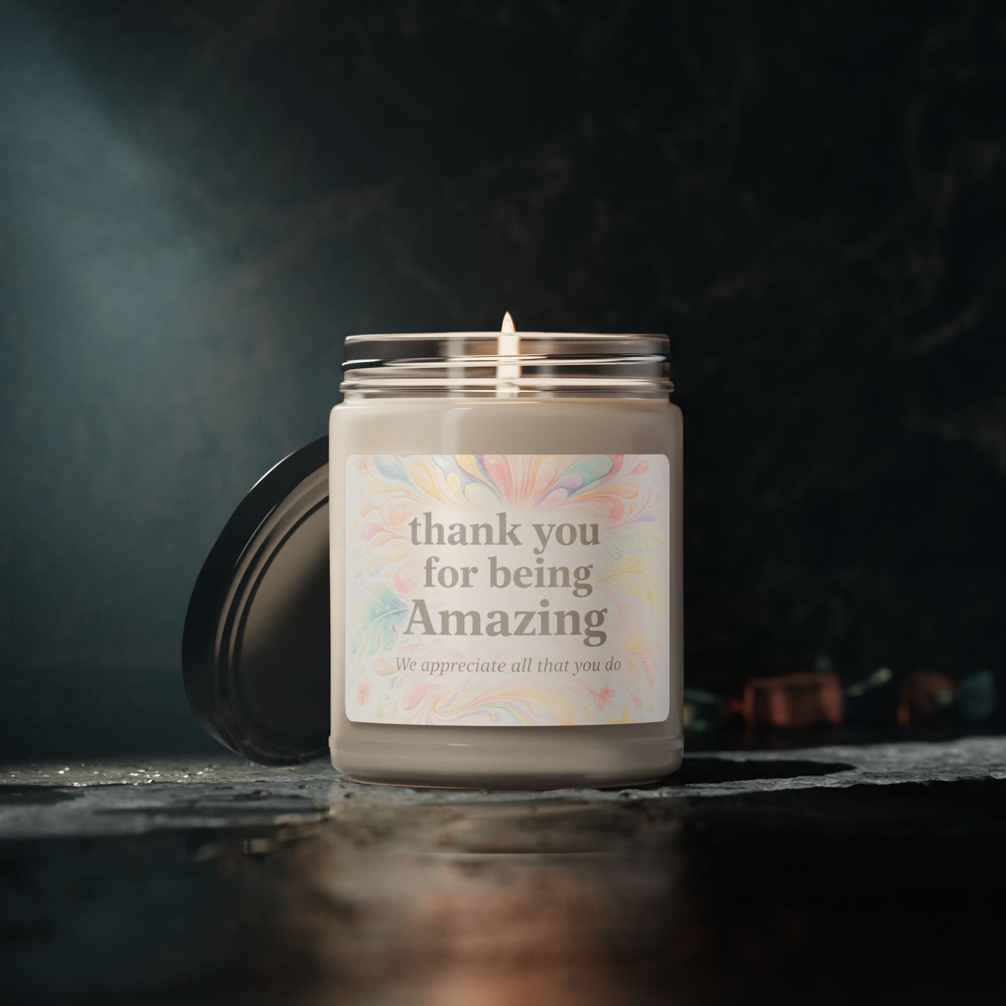 Candle — "Thank You for Being Amazing" Scented Soy Candle (9oz)