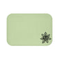 Botanical Rose Bath Mat, Elegant Bathroom Decor, Floral Bath Rug, Spa Vibes, Housewarming Gift, Relaxing Home Essentials