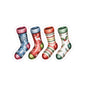 Christmas Stocking Sticker Pack — Festive Kiss-Cut Holiday Stickers (4-Pack)
