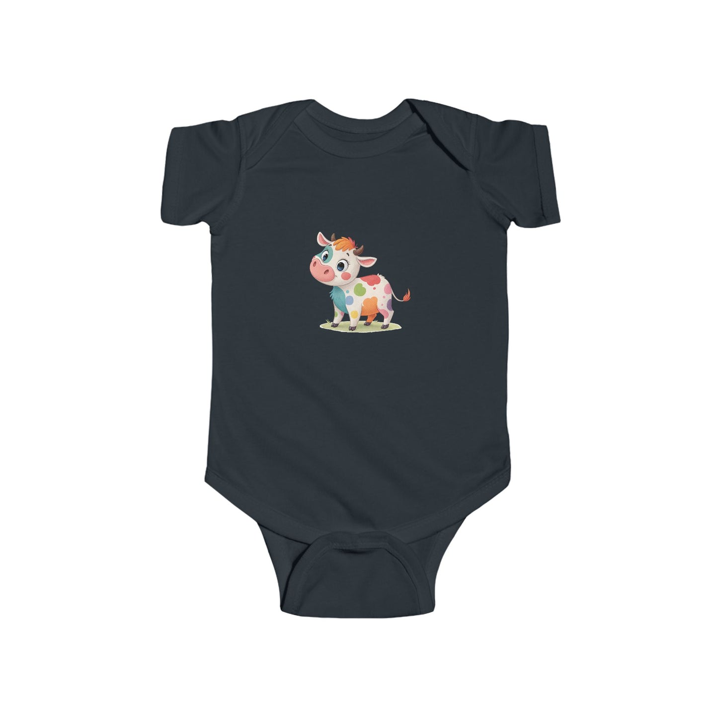 Cute Cow Infant Bodysuit | Baby Shower Gift, Newborn Outfit, Animal Lover Apparel, Cute Baby Clothes, Toddler Gift