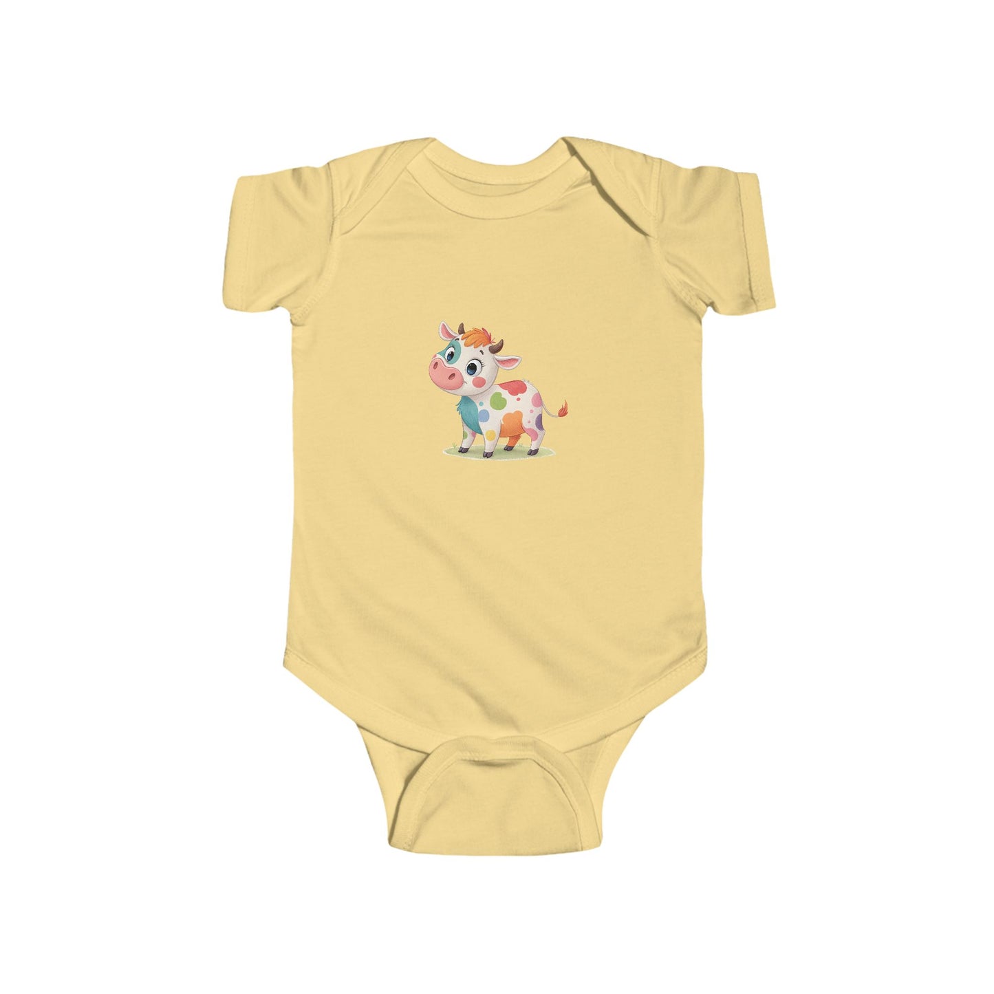 Cute Cow Infant Bodysuit | Baby Shower Gift, Newborn Outfit, Animal Lover Apparel, Cute Baby Clothes, Toddler Gift
