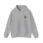 Floral S Initial Hoodie — Monogrammed Flower Letter Sweatshirt