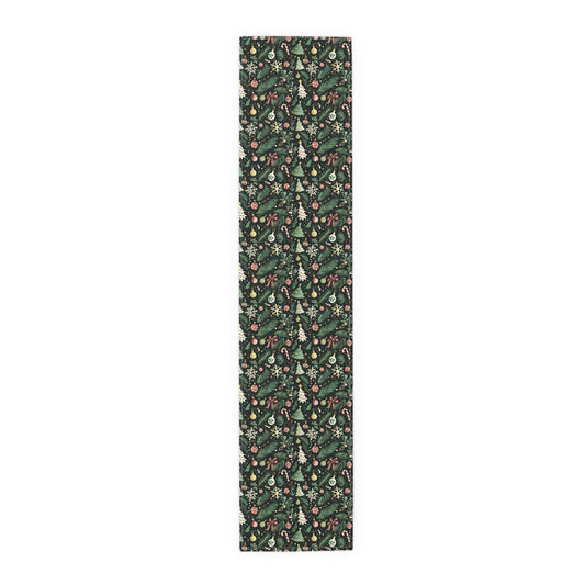 Festive Holiday Table Runner, Seasonal Decor for Parties, Christmas Tablecloth, Winter Home Accessory, Table Decoration