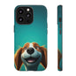 Happy Dog Phone Case — Cute Cartoon Puppy Protective Phone Cover
