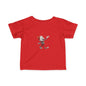 Infant Cartoon Character Tee, Cute Baby T-shirt, Kids' Playwear, Birthday Gift, Toddler Apparel, Funny Baby Shirt