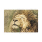 Lion Portrait Matte Canvas Print — Stretched 1.25" Wall Art
