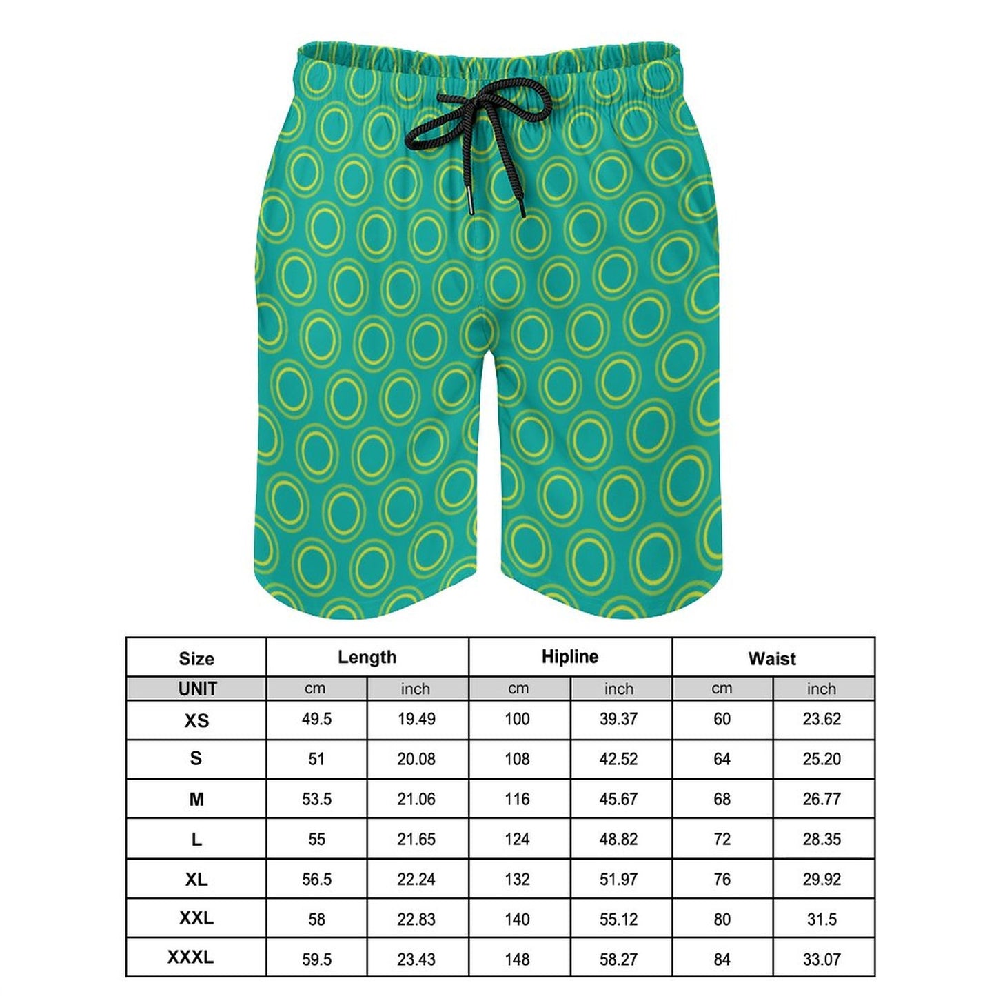 Men's Beach Shorts with Pockets
