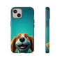 Happy Dog Phone Case — Cute Cartoon Puppy Protective Phone Cover