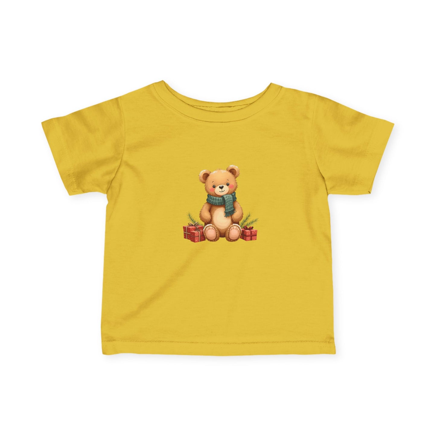 Infant Tee — Cute Teddy Bear with Presents Baby Shirt