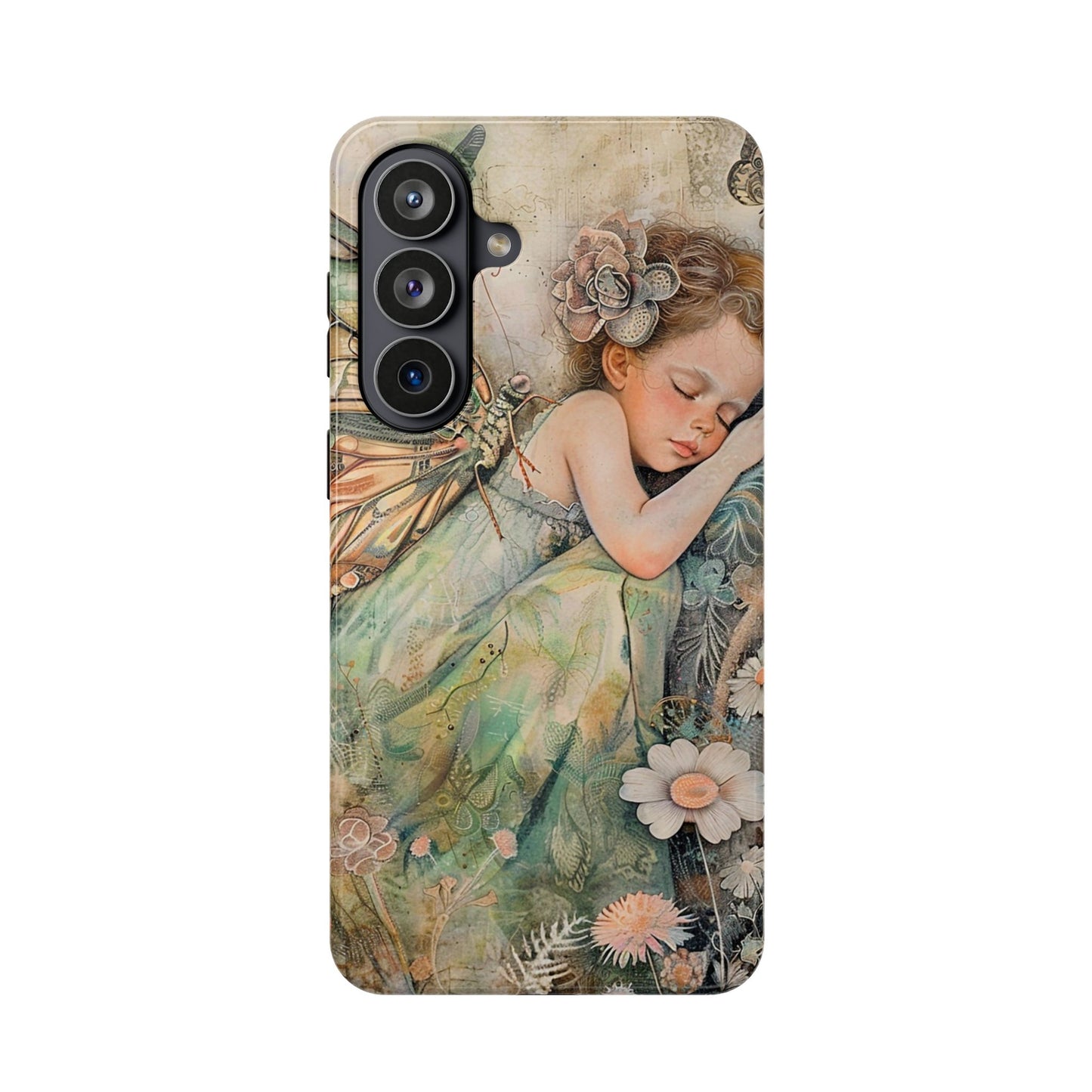 Fairy Sleeping Phone Case — Magnetic Impact-Resistant iPhone Cover