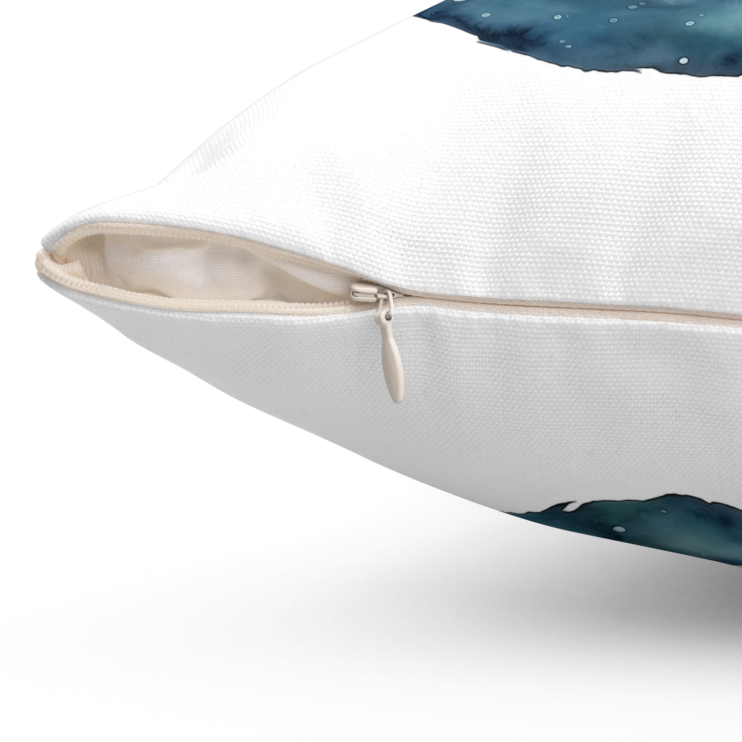 Spun Polyester Square Pillow - Moon
