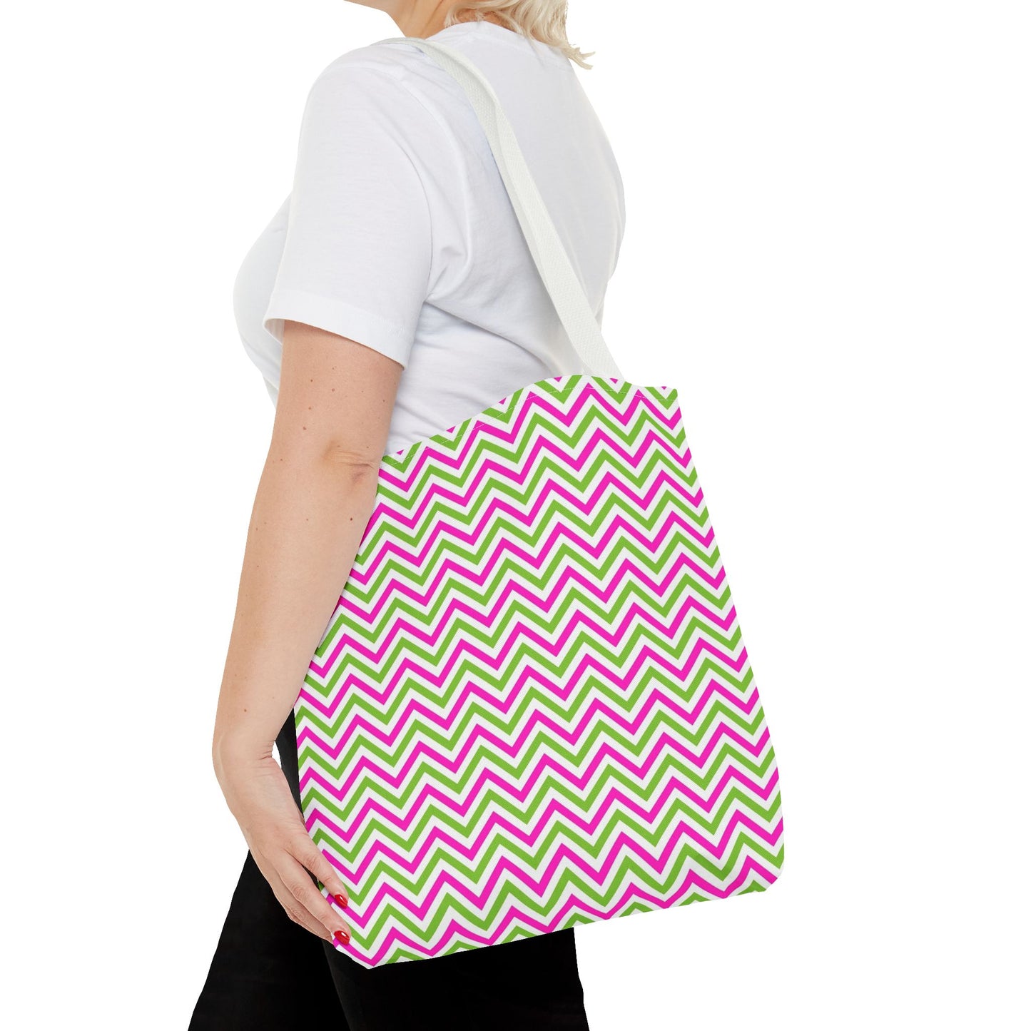 Colorful Chevron patter Tote Bag Stylish Eco-Friendly Shopping Tote