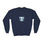 Adorable Elephant Youth Crewneck Sweatshirt