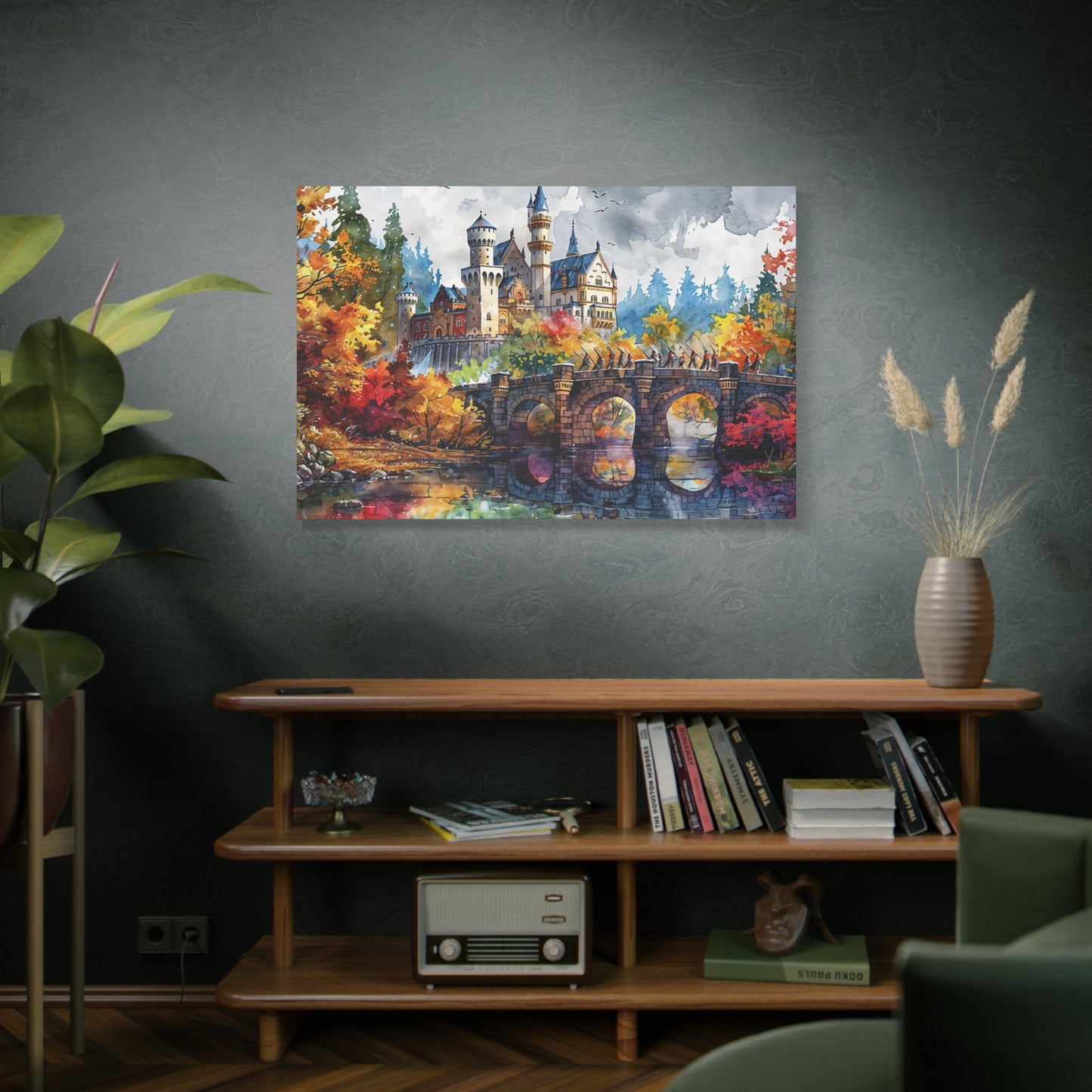 Matte Canvas, Stretched, 1.25" - Castle