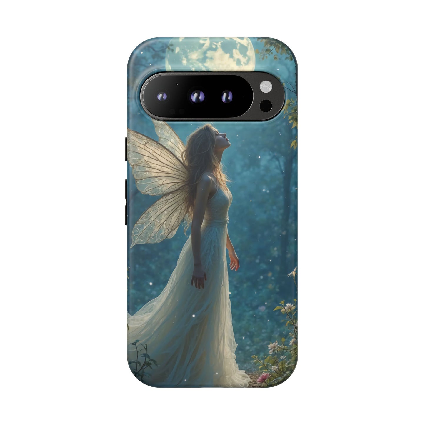 Fairy Moon Phone Case | Tough Cases for Nature Lovers, Fantasy Gift, Boho Phone Accessory, Ethereal Aesthetic, Magical Design